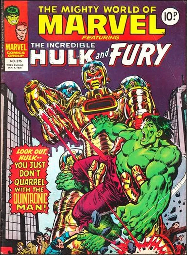 Cover of The Mighty World of Marvel #275