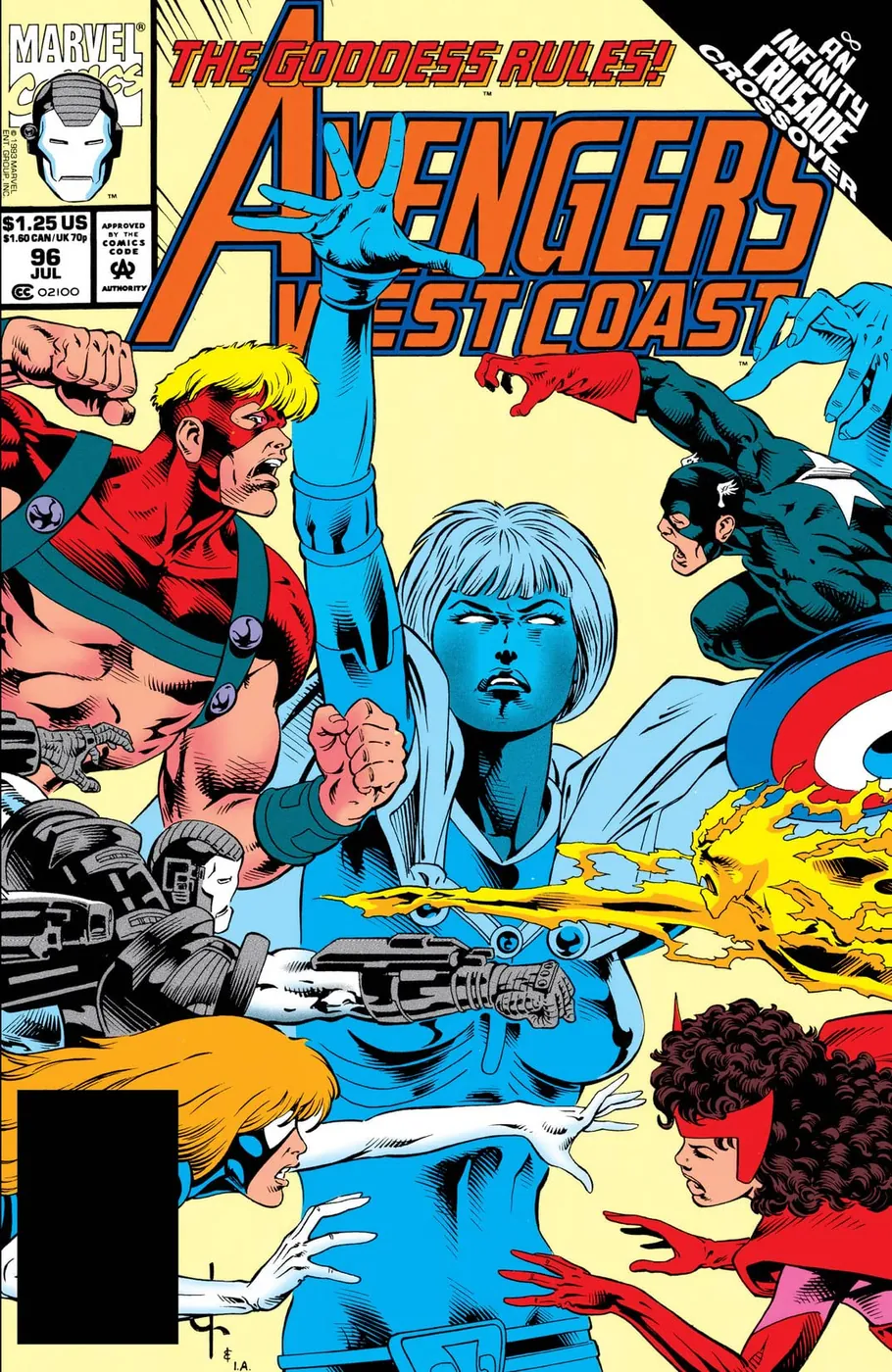 Cover of Avengers West Coast #96