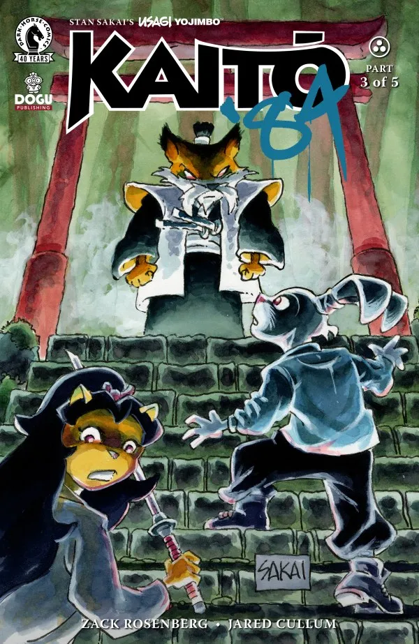 Cover of Usagi Yojimbo: Kaitō '84 #3