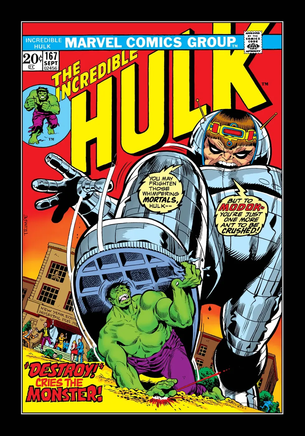 Cover of The Incredible Hulk #167