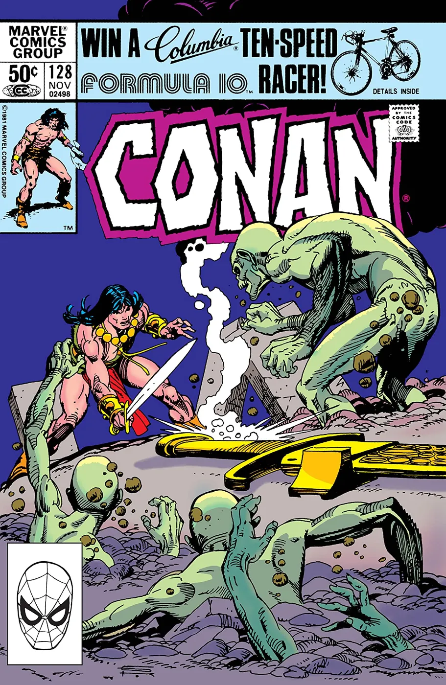 Cover of Conan the Barbarian #128
