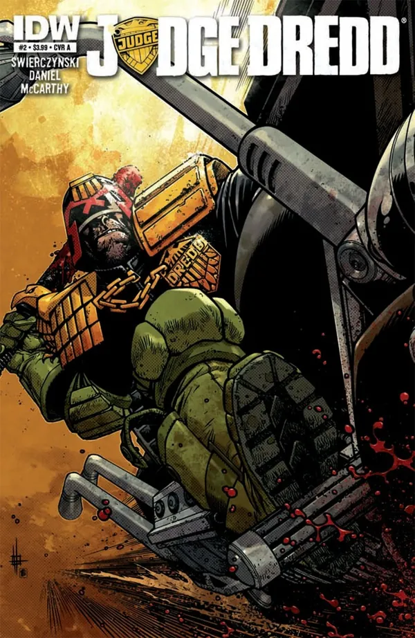 Cover of Judge Dredd #2