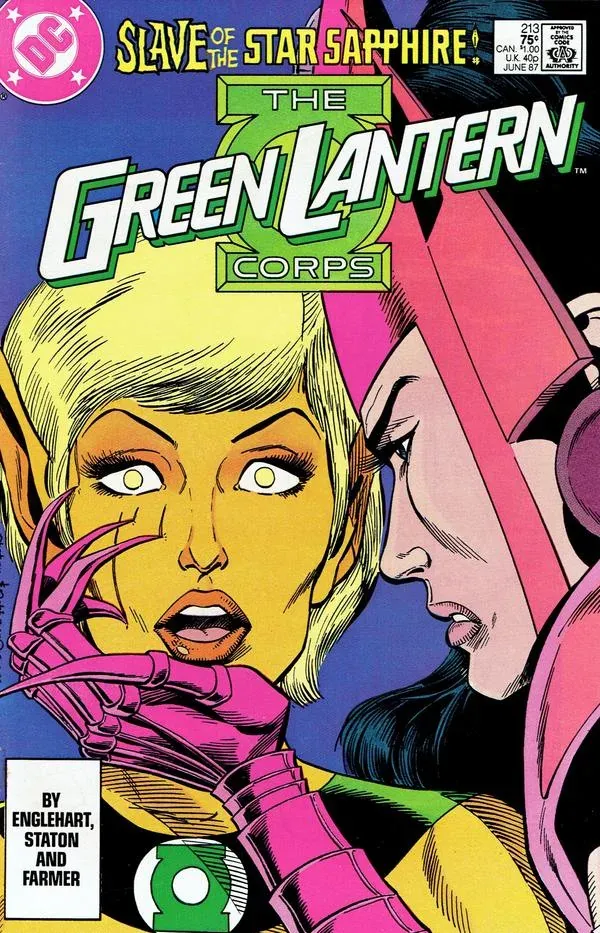 Cover of The Green Lantern Corps #213