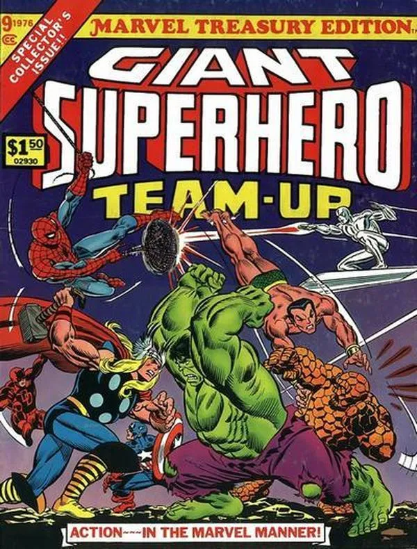 Cover of Marvel Treasury Edition #9