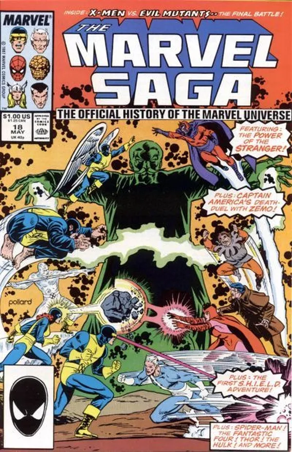 Cover of The Marvel Saga the Official History of the Marvel Universe #18