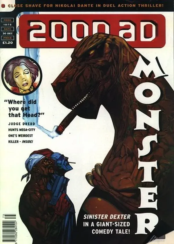 Cover of 2000 AD #1075