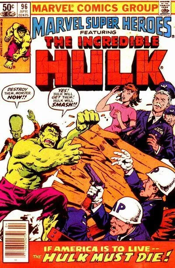 Cover of Marvel Super-Heroes #96