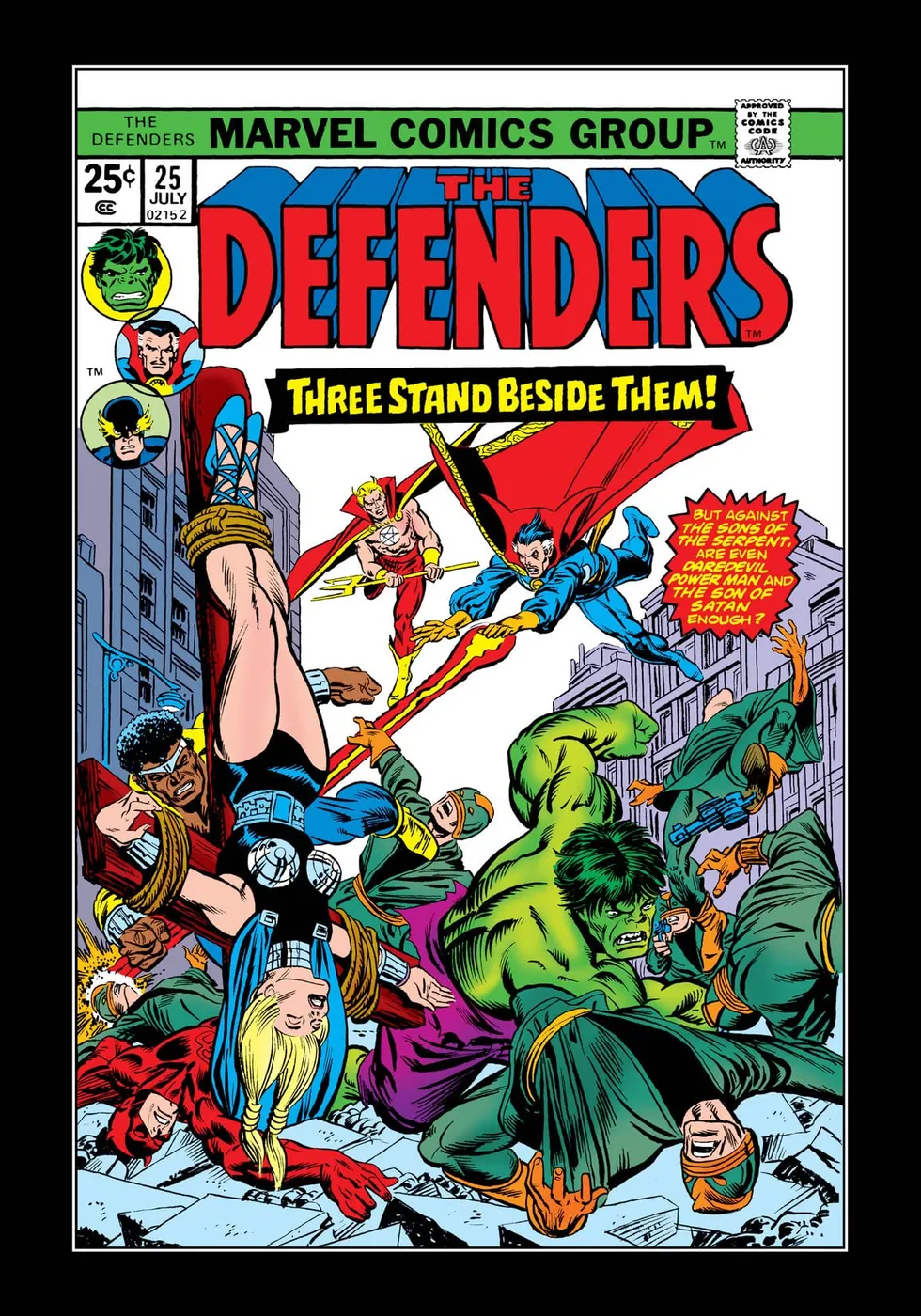 Cover of The Defenders #25