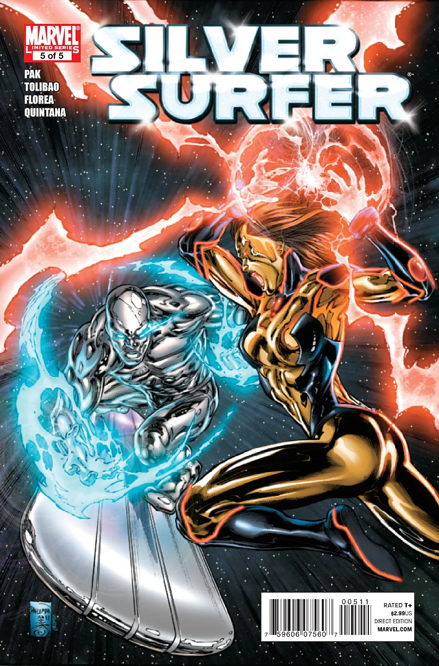 Cover of Silver Surfer #5