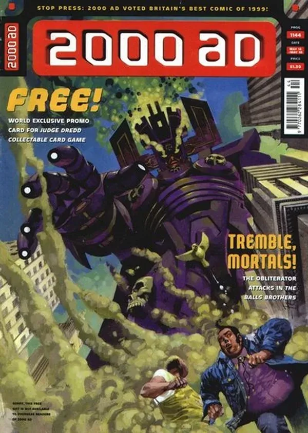 Cover of 2000 AD #1144
