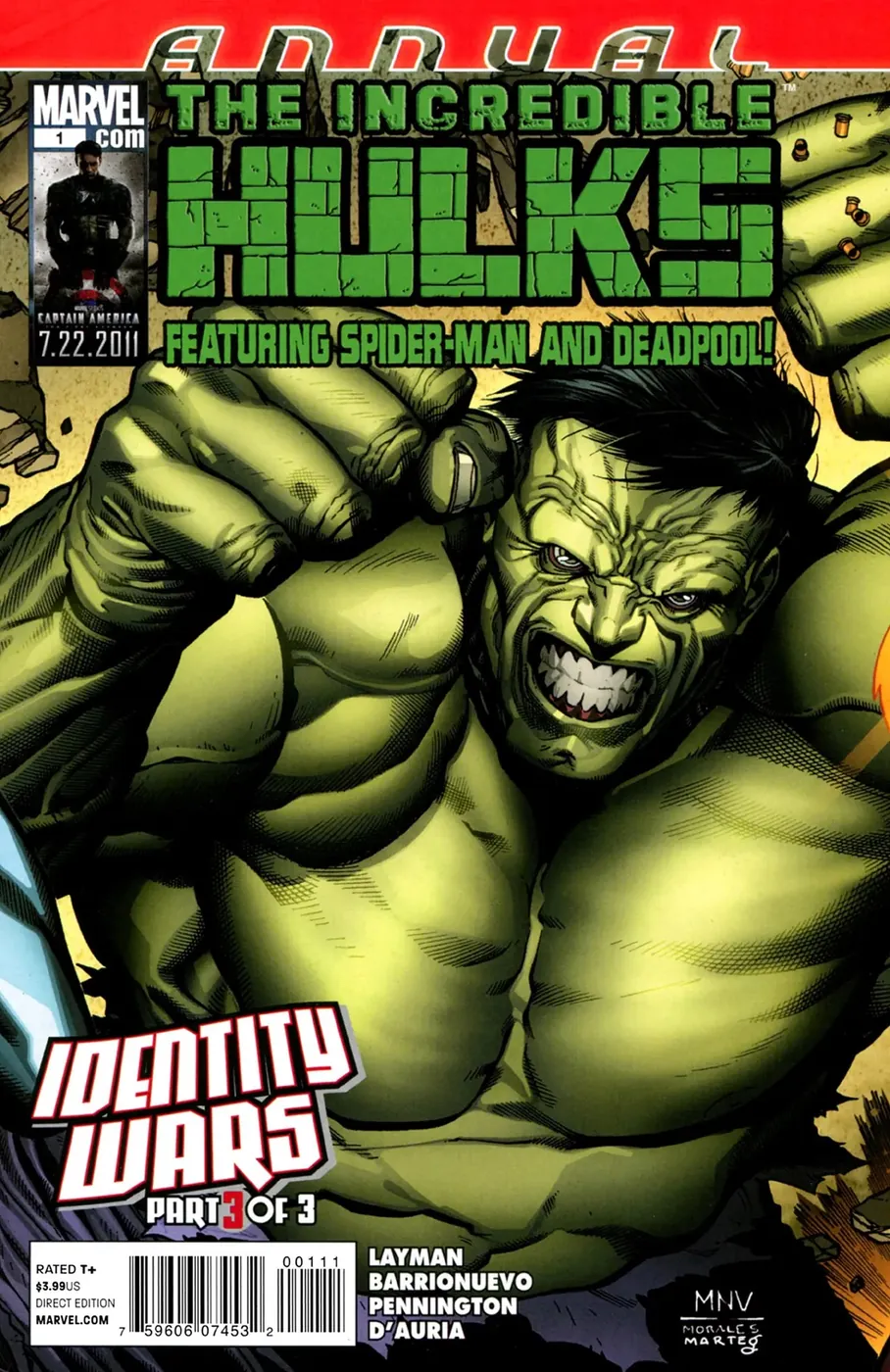 Cover of Incredible Hulks Annual #1