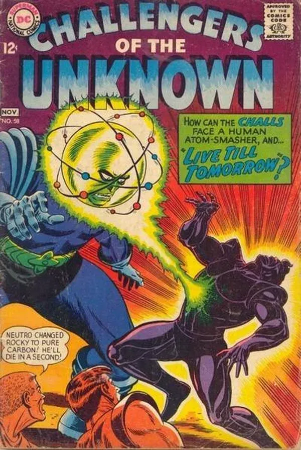 Cover of Challengers of the Unknown #58