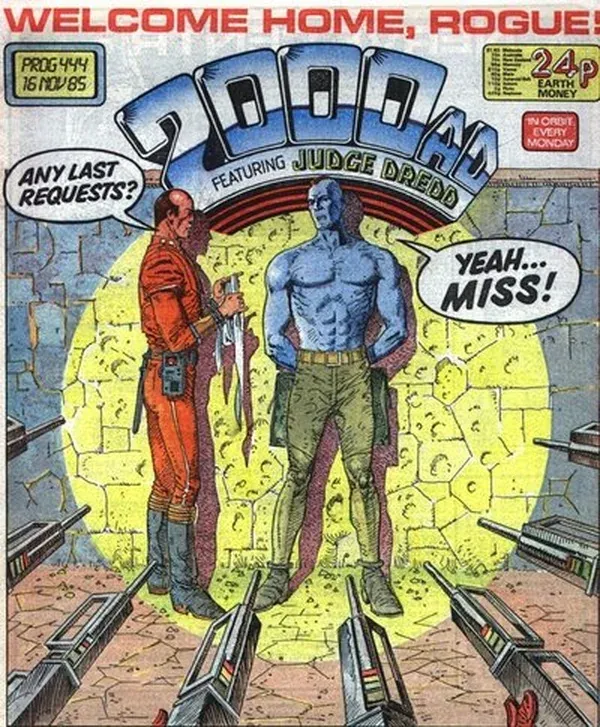 Cover of 2000 AD #444