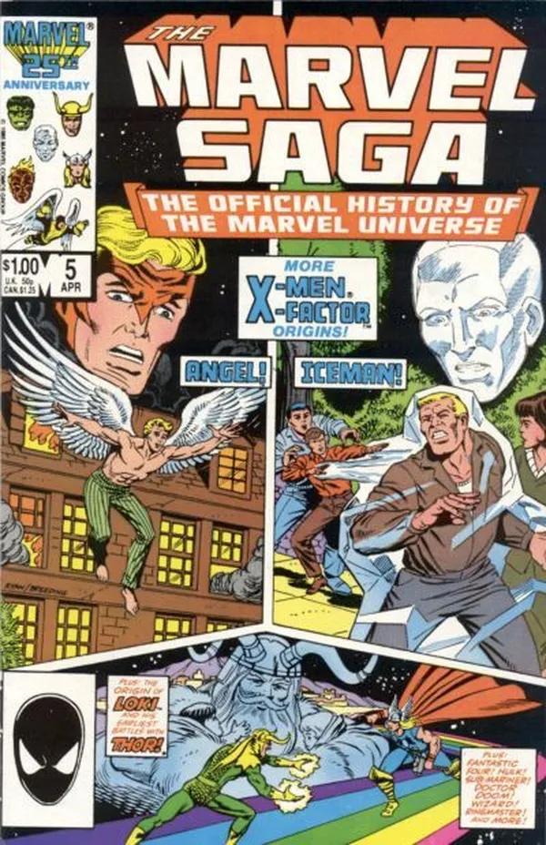 Cover of The Marvel Saga the Official History of the Marvel Universe #5