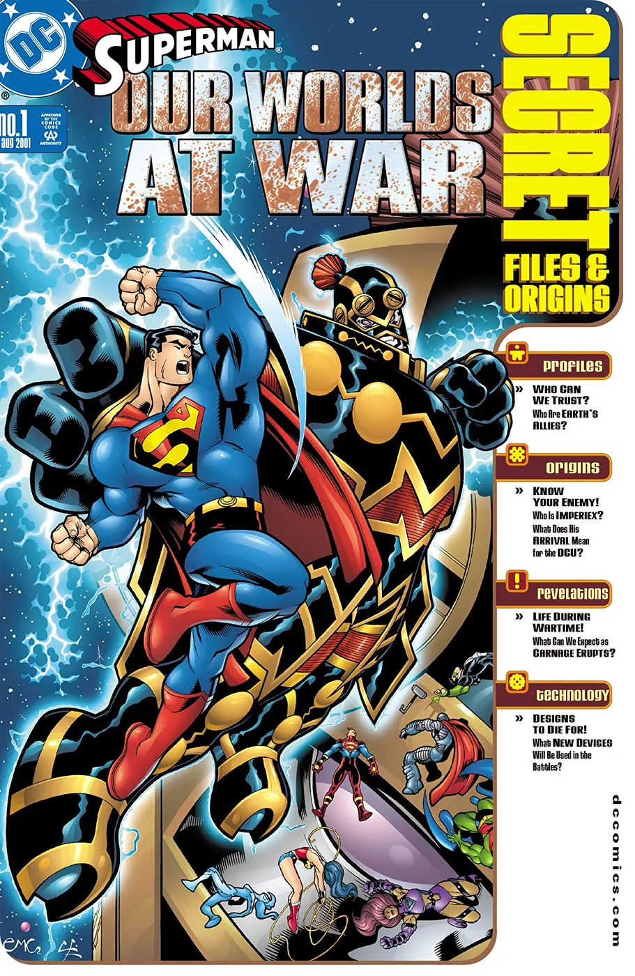Cover of Superman: Our Worlds at War Secret Files #1