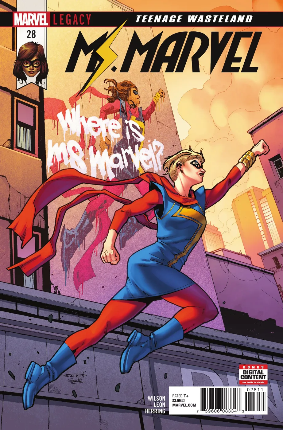 Cover of Ms. Marvel #28