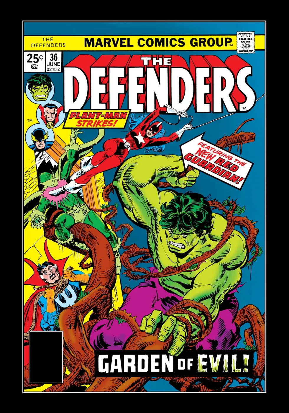 Cover of The Defenders #36