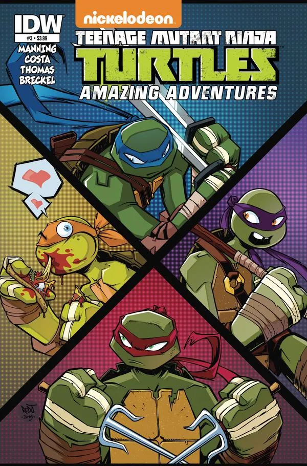 Cover of Teenage Mutant Ninja Turtles: Amazing Adventures #3