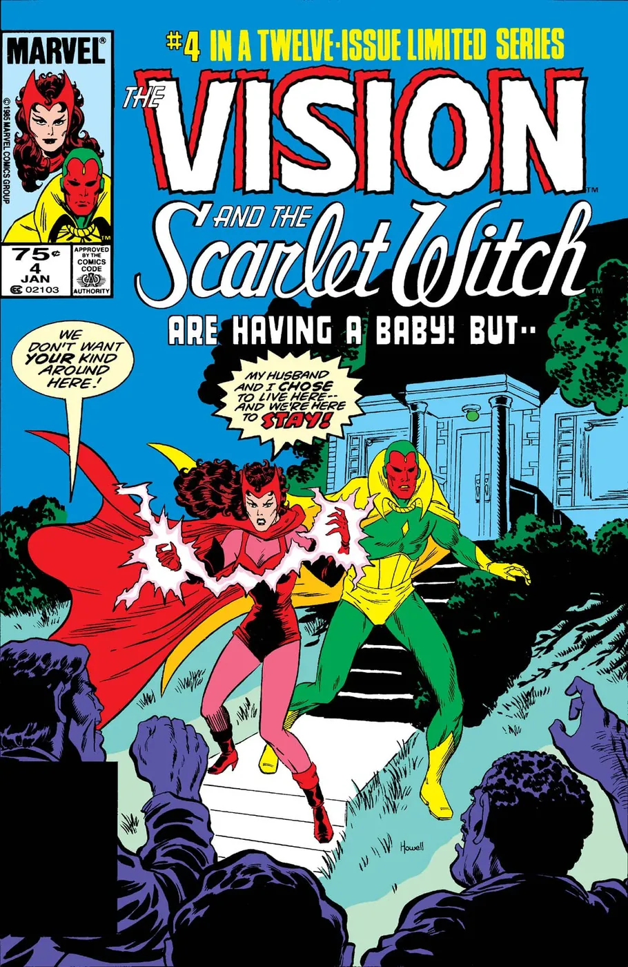 Cover of The Vision and the Scarlet Witch #4