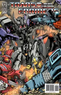 Cover of The Transformers #6