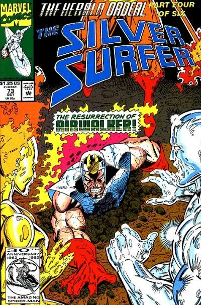 Cover of Silver Surfer #73
