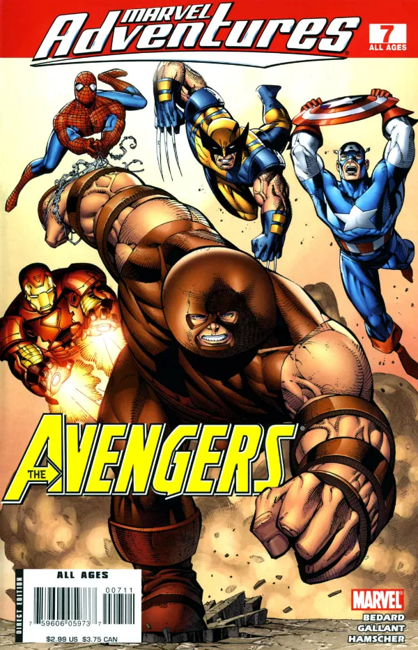 Cover of Marvel Adventures The Avengers #7