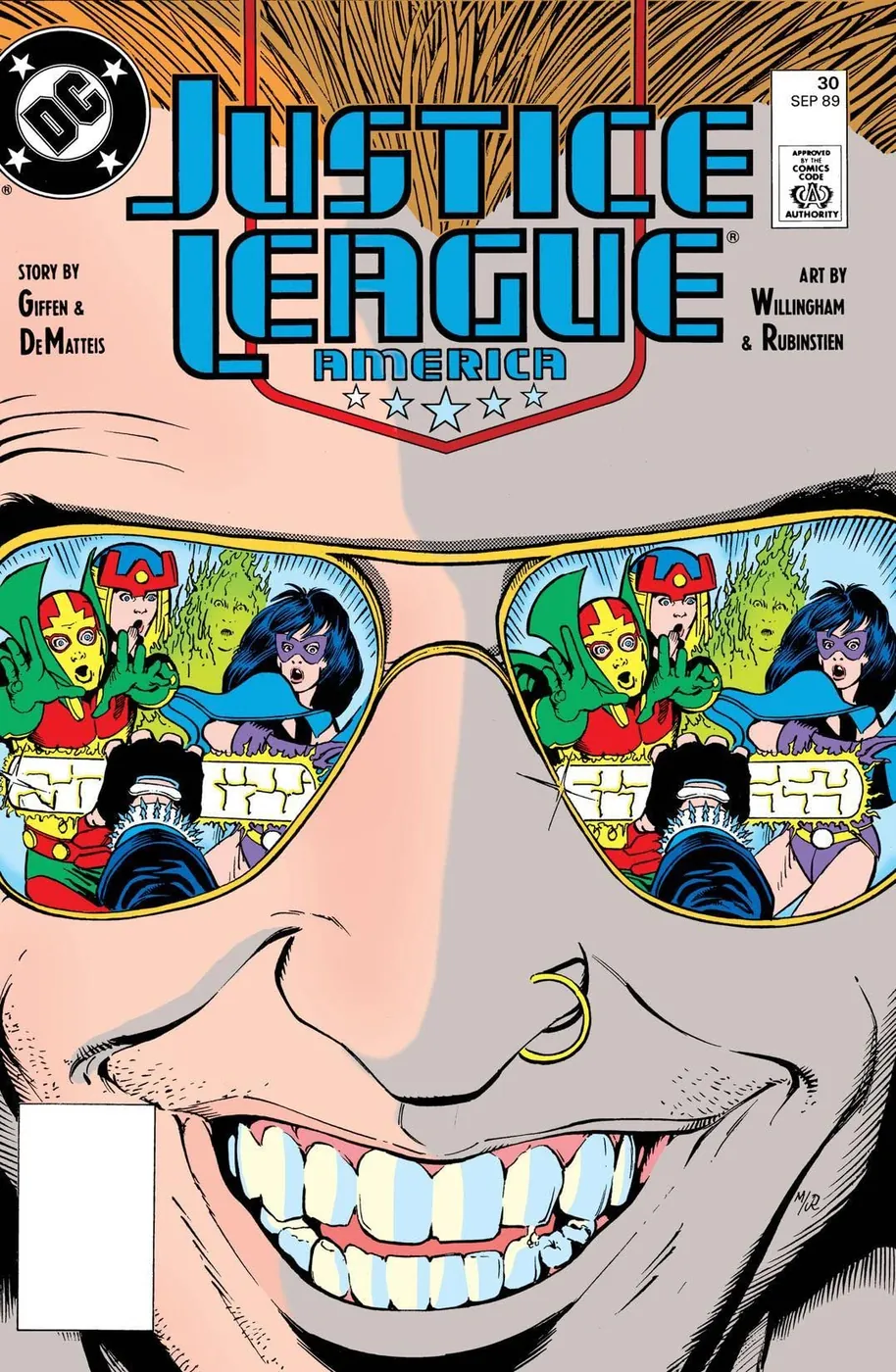 Cover of Justice League America #30