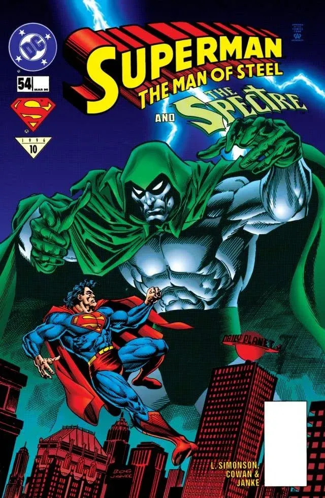 Cover of Superman: The Man of Steel #54