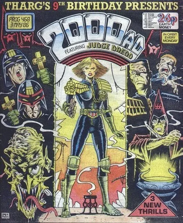 Cover of 2000 AD #468