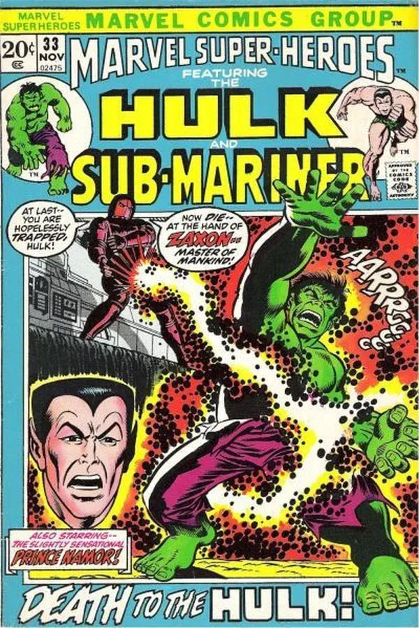 Cover of Marvel Super-Heroes #33