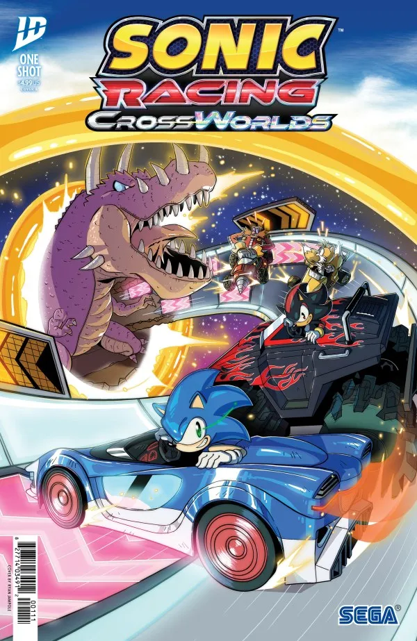 Cover of Sonic the Hedgehog: Sonic Racing CrossWorlds #1