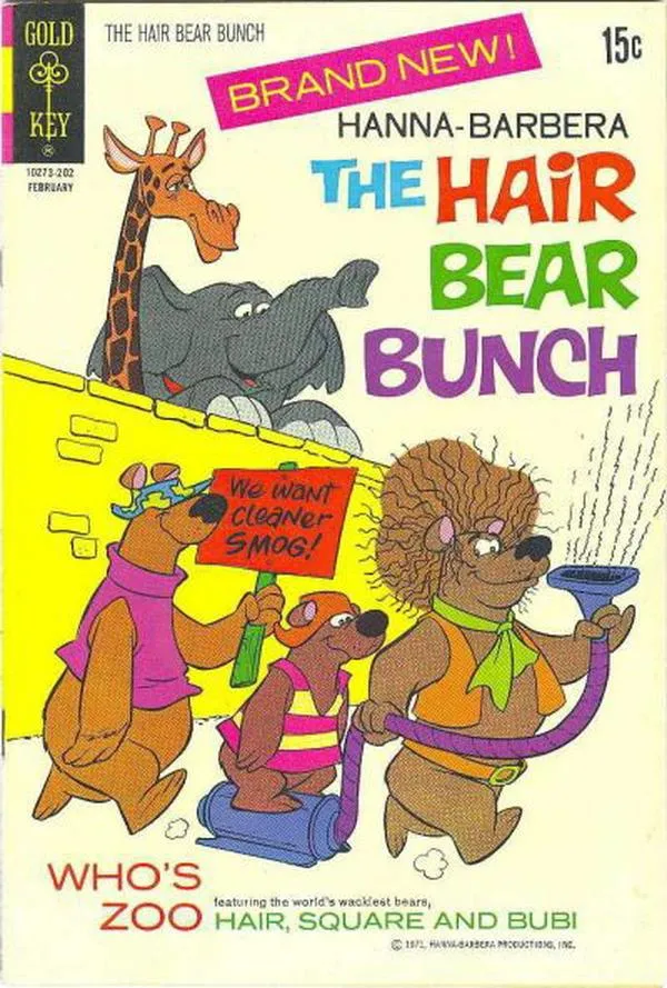 Cover of Hanna-Barbera the Hair Bear Bunch #1
