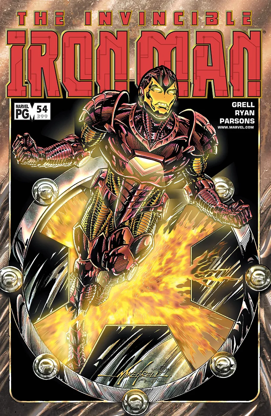 Cover of Iron Man #54 (399)