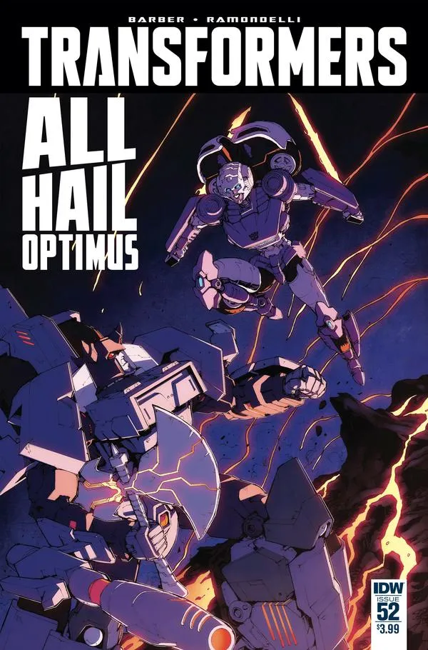 Cover of The Transformers #52