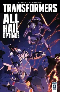 Cover of The Transformers #52