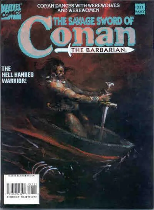 Cover of The Savage Sword of Conan #221