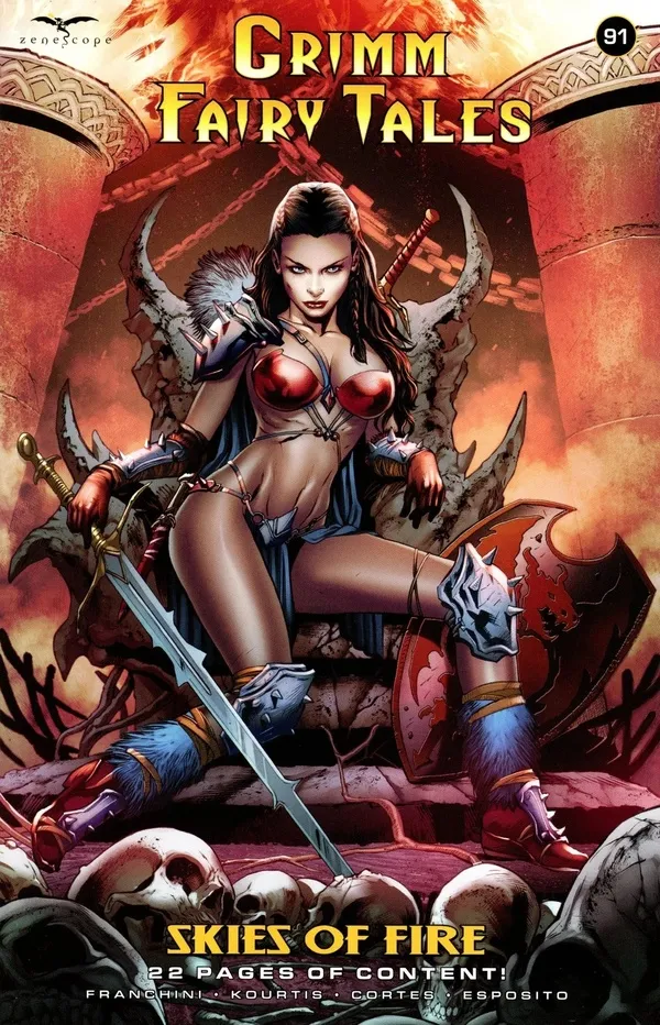 Cover of Grimm Fairy Tales #91