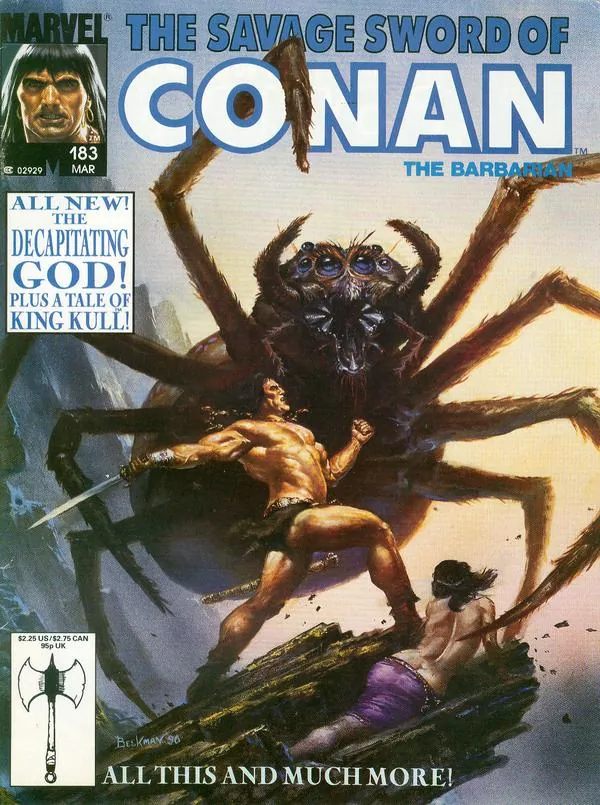 Cover of The Savage Sword of Conan #183