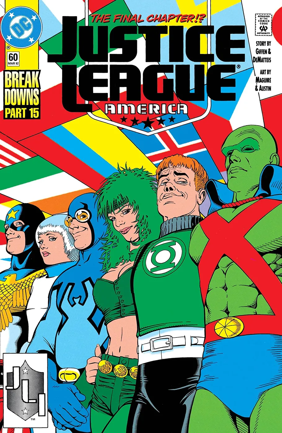Cover of Justice League America #60