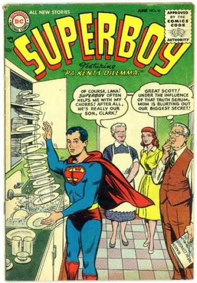Cover of Superboy #41