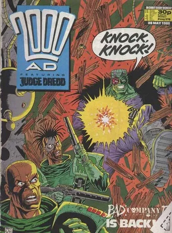 Cover of 2000 AD #576