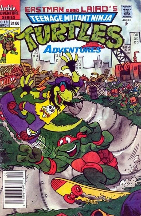 Cover of Teenage Mutant Ninja Turtles Adventures #18