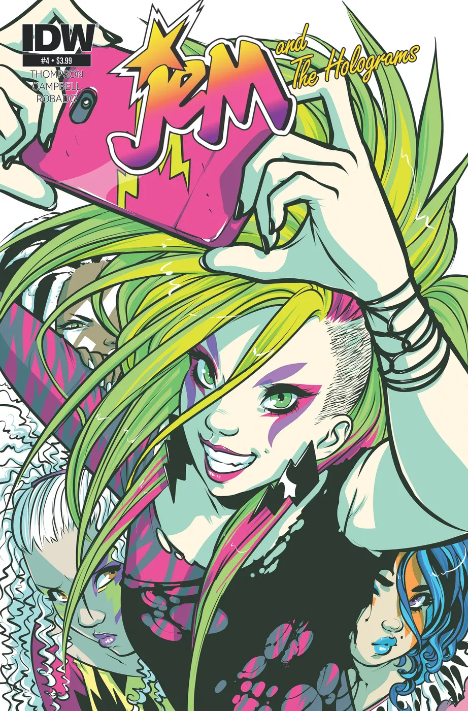 Cover of Jem and the Holograms #4