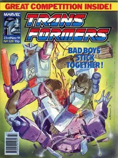 Cover of The Transformers #328
