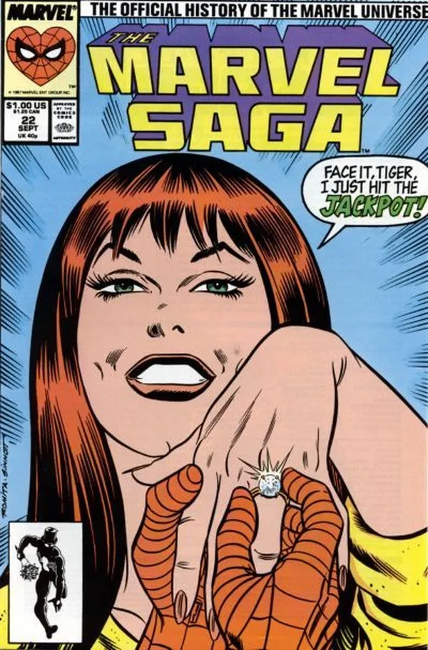 Cover of The Marvel Saga the Official History of the Marvel Universe #22