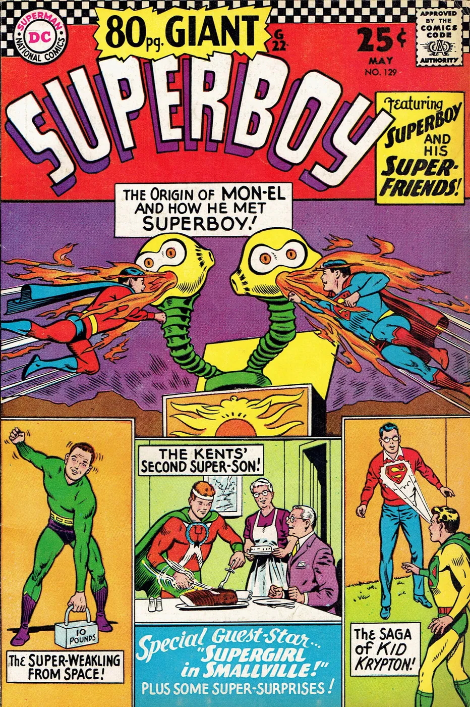 Cover of Superboy #129