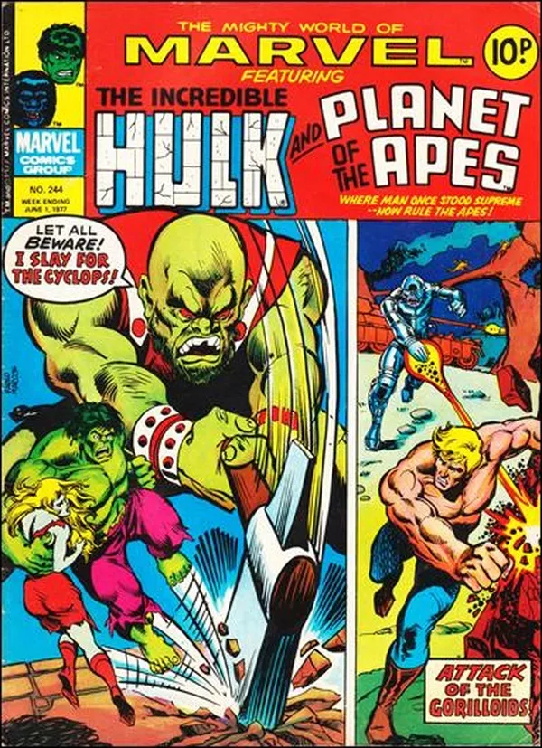 Cover of The Mighty World of Marvel #244