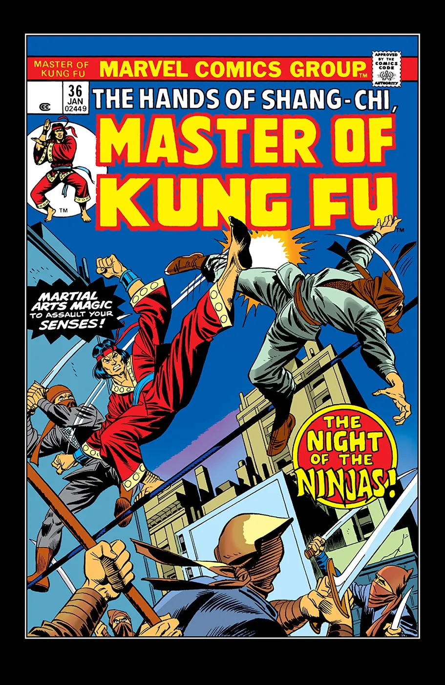 Cover of Master of Kung Fu #36