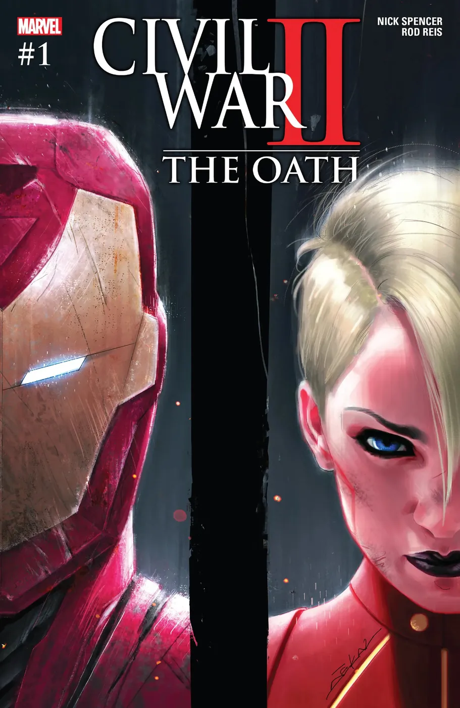 Cover of Civil War II: The Oath #1