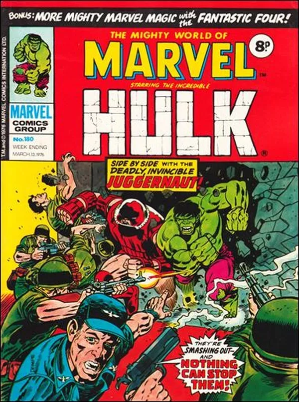 Cover of The Mighty World of Marvel #180